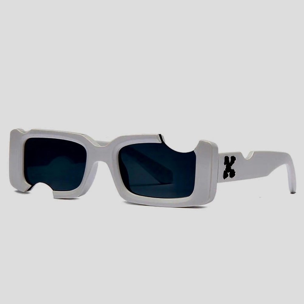 New European and American personality gap sunglasses street shooting catwalk